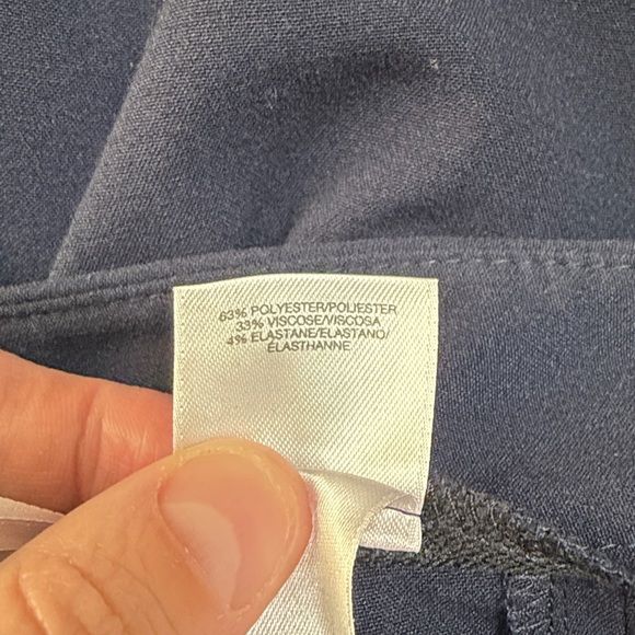 Nine West Navy Suit Trouser Pants Size 16 - Picture 6 of 6